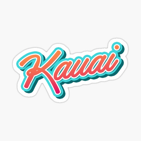 Kauai Stickers Redbubble