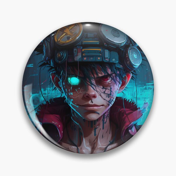 Item preview, Cyberpunk Monkey D. Luffy designed and sold by HopedArts.