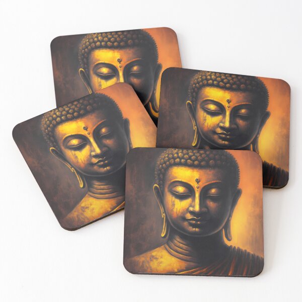 Item preview, The Enlightened One the buddha , meditation modern art , yoga art, zen art, buddha sayings  designed and sold by bharuarts.