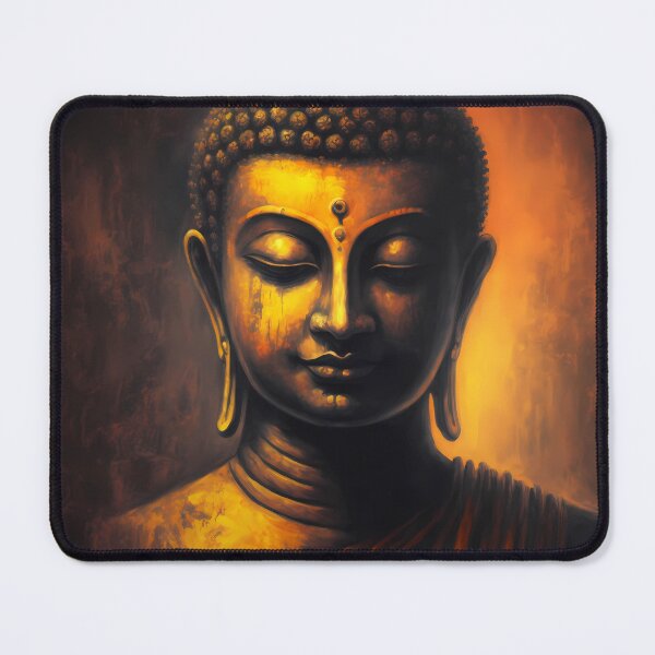 Item preview, The Enlightened One the buddha , meditation modern art , yoga art, zen art, buddha sayings designed and sold by bharuarts.
