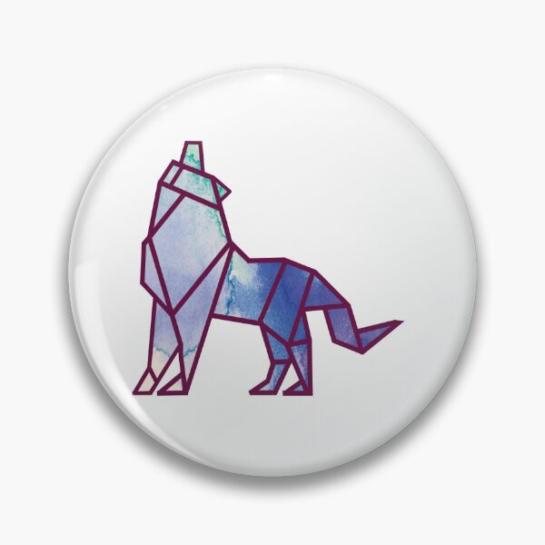 Item preview, wolves watercolor japan origami  designed and sold by Origami-BA.
