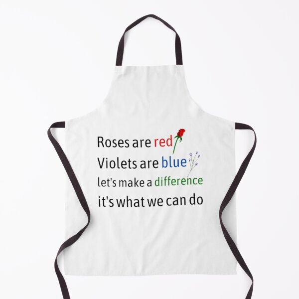 Item preview, Roses are red violets are blue let's make a difference it's what we can do designed and sold by TeePassion.