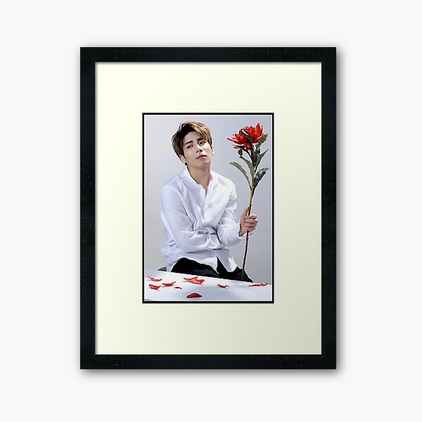Jong Hyun Flower Framed Art Print