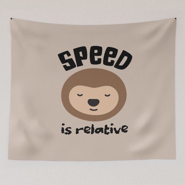 Item preview, Speed is relative designed and sold by stripedcarpet.