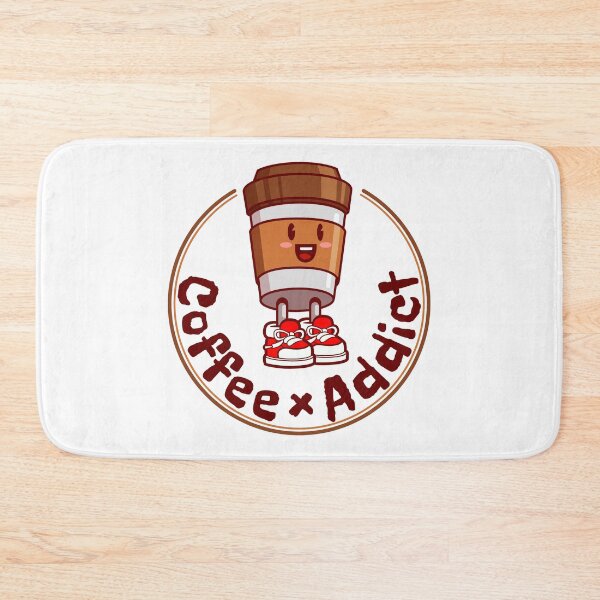 Item preview, Coffee cup cartoon character, Coffee addict. designed and sold by Tony J.