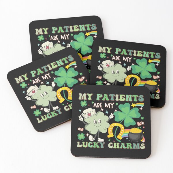 Item preview, My Patients Are My Lucky Charms St Patricks Day designed and sold by printify.