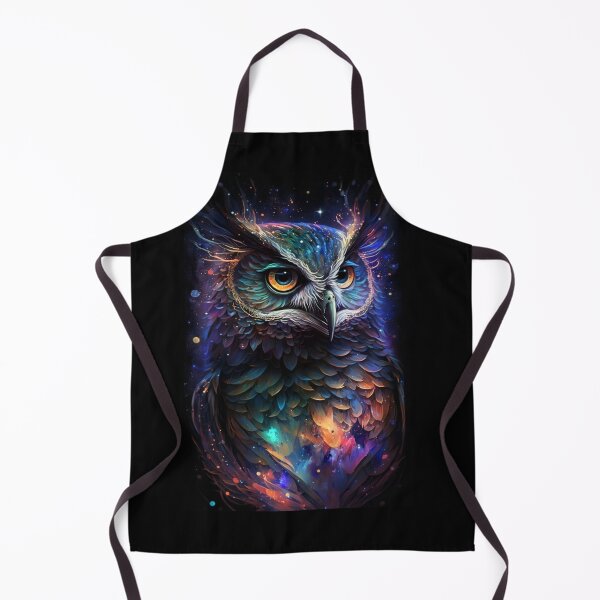 Item preview, Cosmic Glowing Magical Galaxy Owl designed and sold by artra-shop.