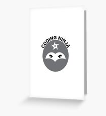 Coding Ninja Greeting Card