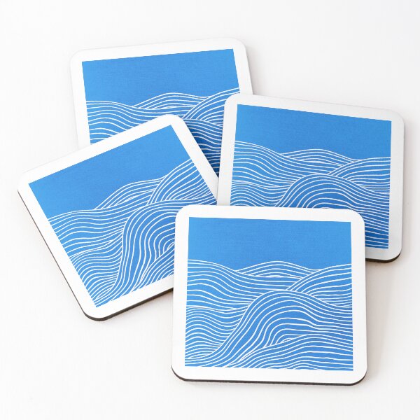 Item preview, French Blue Ocean Waves designed and sold by karanwashere.