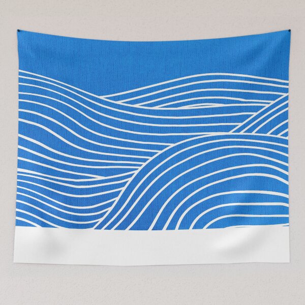 Item preview, French Blue Ocean Waves designed and sold by karanwashere.