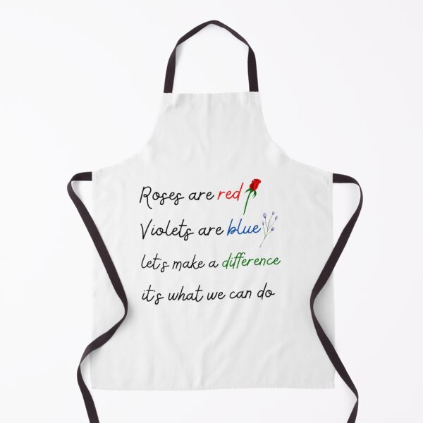 Item preview, Roses are red violets are blue let's make a difference it's what we can do designed and sold by TeePassion.
