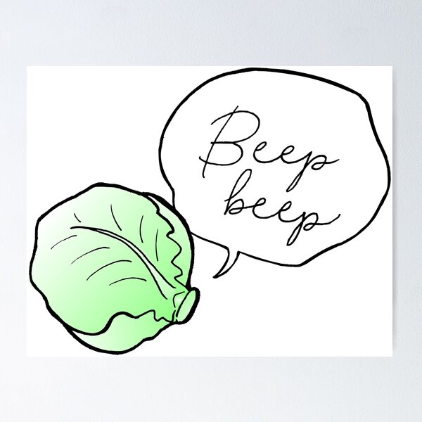 Item preview, Beep Beep Lettuce designed and sold by ThePreppyPagans.
