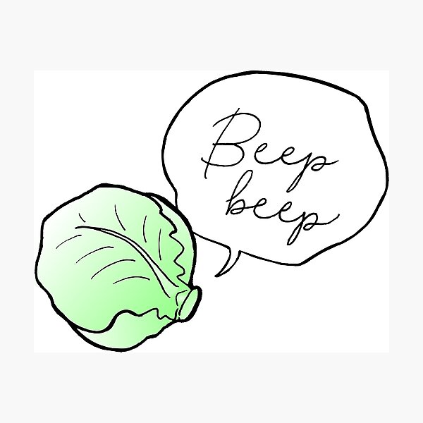 Item preview, Beep Beep Lettuce designed and sold by ThePreppyPagans.
