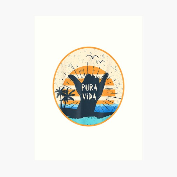 Pura Vida Shaka Sign Surfer's Costa Rica Trucker Hat