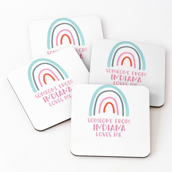 Item preview, Someone From Indiana Loves Me Rainbow designed and sold by Finley-Memphis.