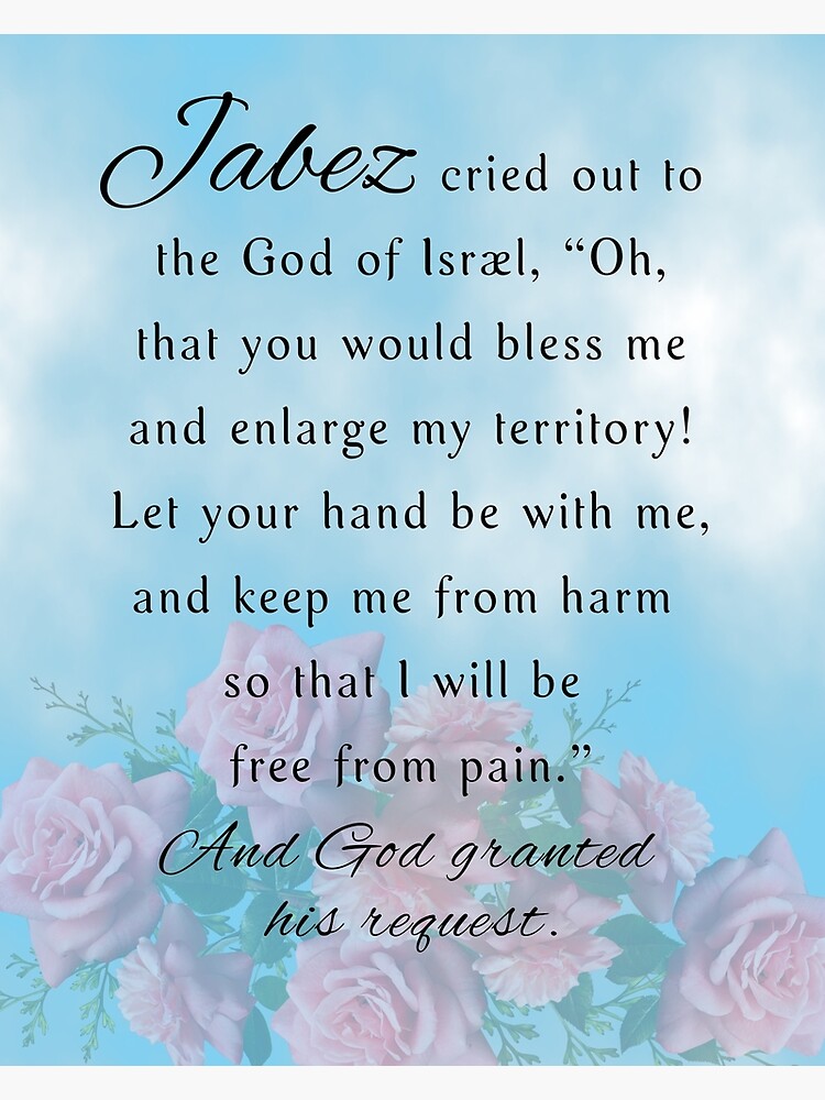 Prayer of Jabez, Bible Verse prayer-of-jabez-bible-verse-art-print-for-sale-by-bchambers1-redbubble