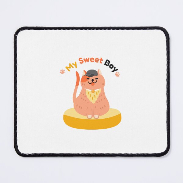 Item preview, Cat boy sitting on Cat bed acting super cute and colorful designed and sold by namonstudio.