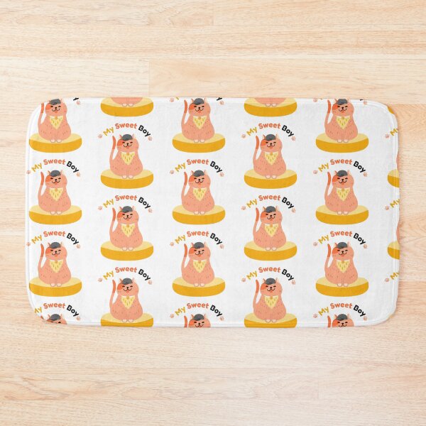 Item preview, Cat boy sitting on Cat bed acting super cute and colorful designed and sold by namonstudio.