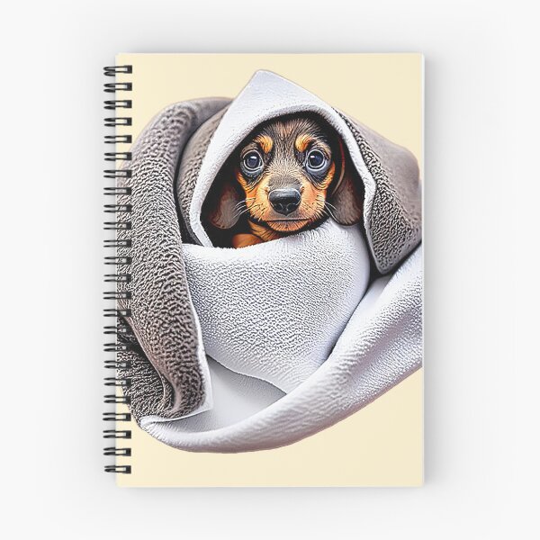 Item preview, Puppy Love: Snuggly Dachshund in a Swaddle Blanket Tee designed and sold by Pawsitive Palette.