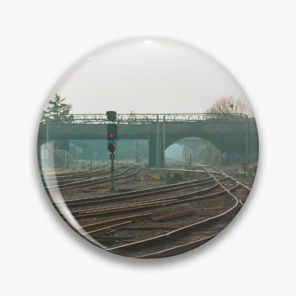 Item preview, Train tracks heading out of Chester Train Station Wall Art Photograph designed and sold by HNRYdesign.