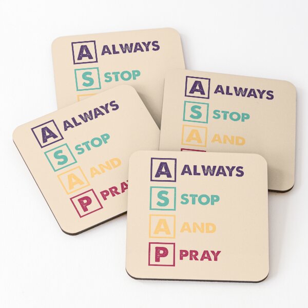Item preview, ASAP Always Stop And Pray - Christian tee designed and sold by Encourage2022.