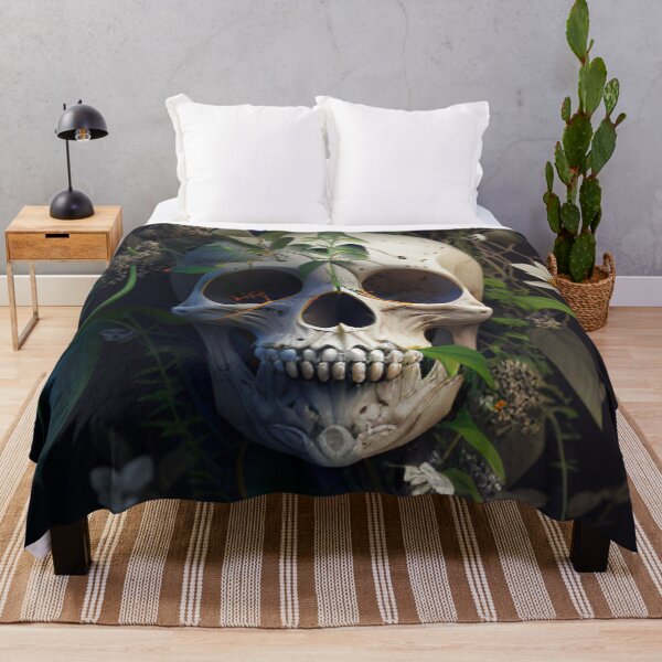 Item preview, Skull overgrown I designed and sold by ImaginationX.