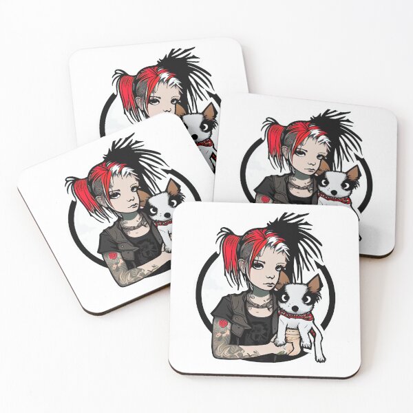 Item preview, Punk Girl and Dog designed and sold by Revjock.