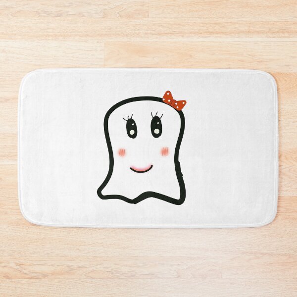 Item preview, Cute ghost with red ribbon. designed and sold by Jayjaynaenae.