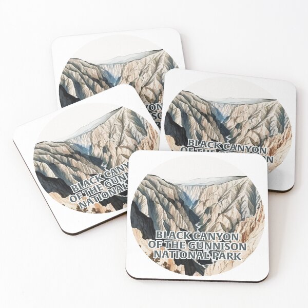 Item preview, Black Canyon of the Gunnison National Park Boho Watercolor Circle designed and sold by PikoApparel.