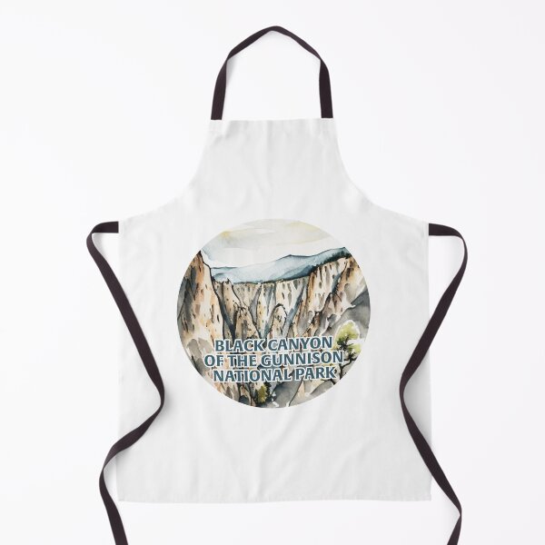 Item preview, Black Canyon of the Gunnison National Park Boho Watercolor Circle designed and sold by PikoApparel.