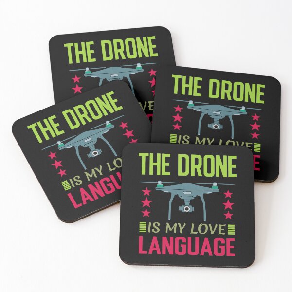 Item preview, The drone is my love language- Redbubble designed and sold by bluehatgraphics.
