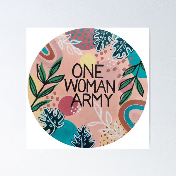 Item preview, One woman army designed and sold by MONISIOART.
