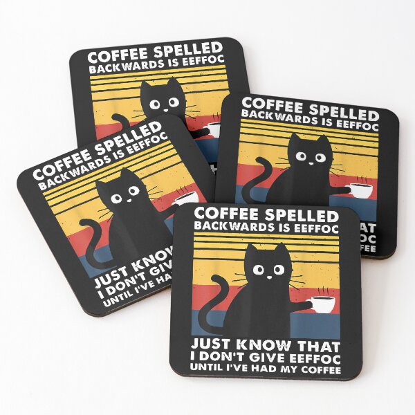 Item preview, Café escrito al revés es Eeffoc designed and sold by Soffez.