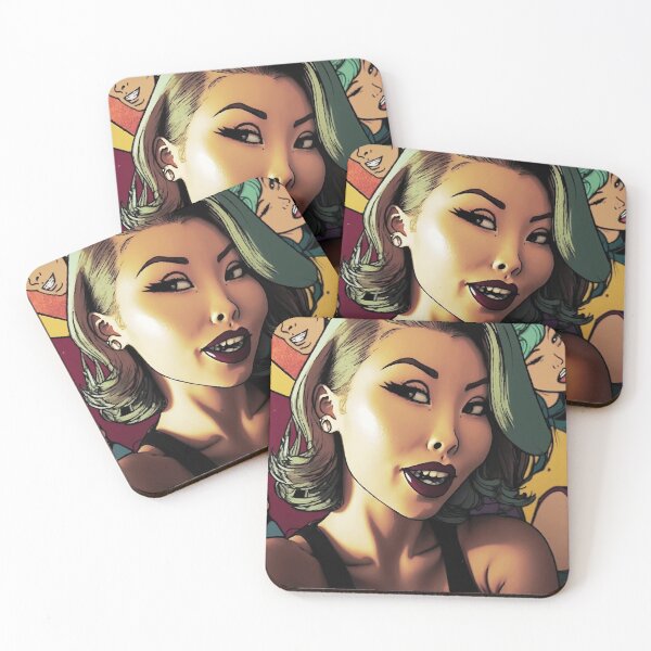 Item preview, Beautiful asian women comic art, manga art design designed and sold by Abdullah6251.