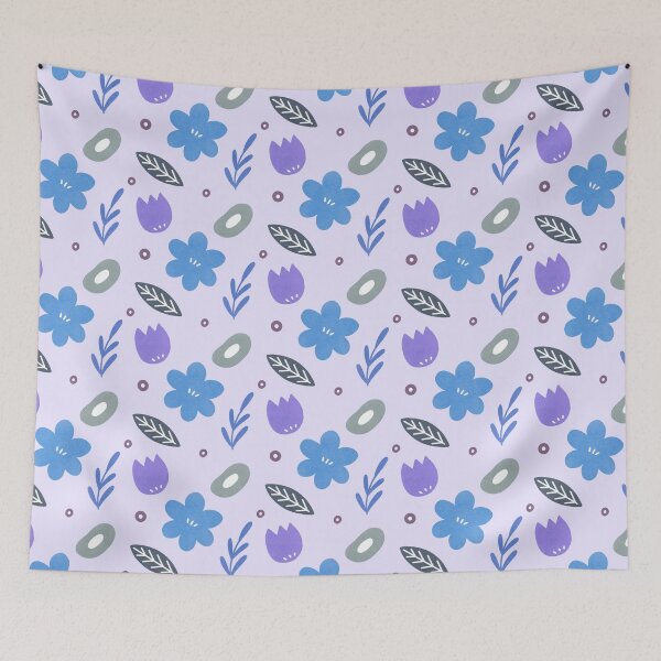 Item preview, Blooming - Blue designed and sold by RahimaUmmi.