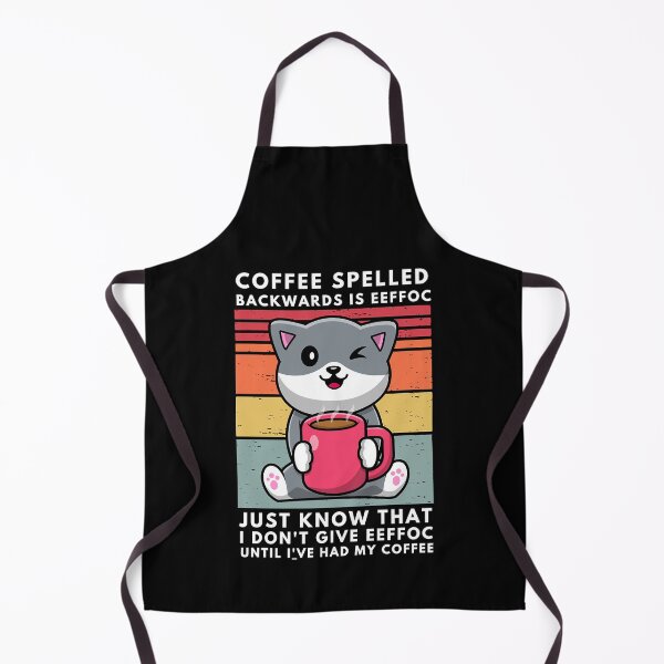 Item preview, Coffee Spelled Backwards Is Eeffoc Cat Drinking - Funny Cat designed and sold by Soffez.