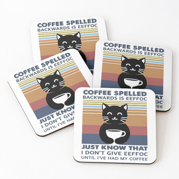 Item preview, El café deletreado al revés es divertido Eeffoc designed and sold by Soffez.