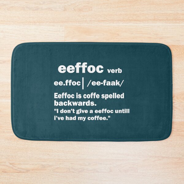 Item preview, Coffee Spelled Backwards is Eeffoc designed and sold by Soffez.