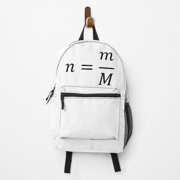 Item preview, number of moles formula, chemistry and science designed and sold by NoetherSym.