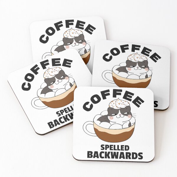 Item preview, coffee spelled coffee spelled backwards  designed and sold by Soffez.