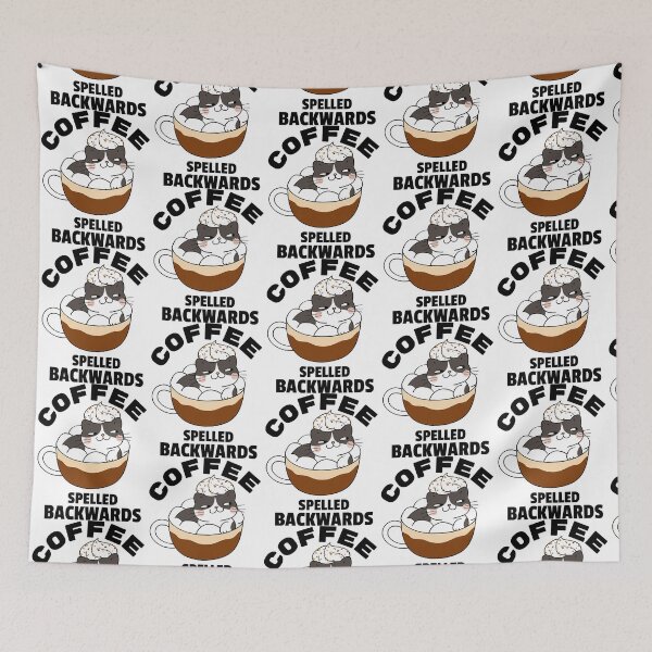 Item preview, coffee spelled coffee spelled backwards  designed and sold by Soffez.