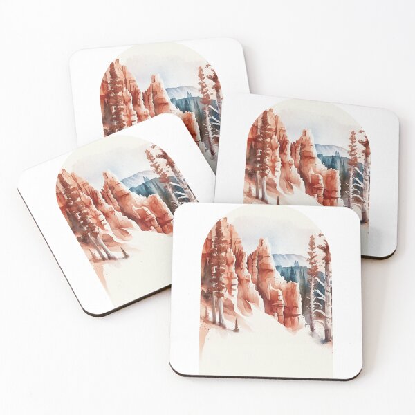 Item preview, Bryce Canyon National Park Boho Watercolor Arch designed and sold by PikoApparel.