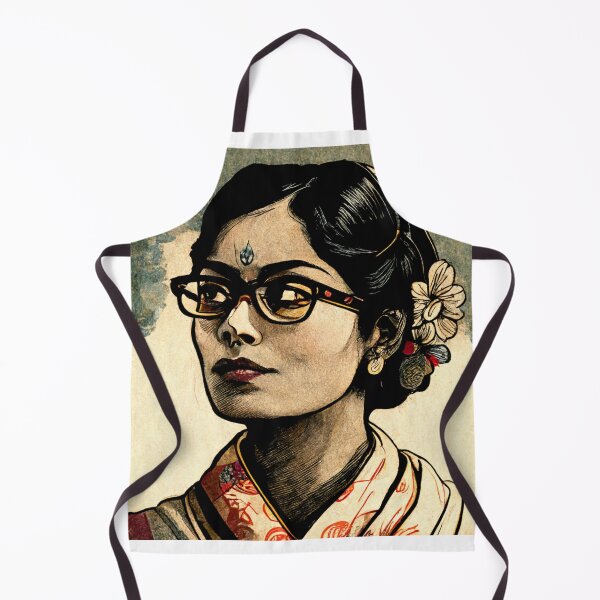 Item preview, Indian Woman with glasses Ukiyo-e art style designed and sold by jake-vern.