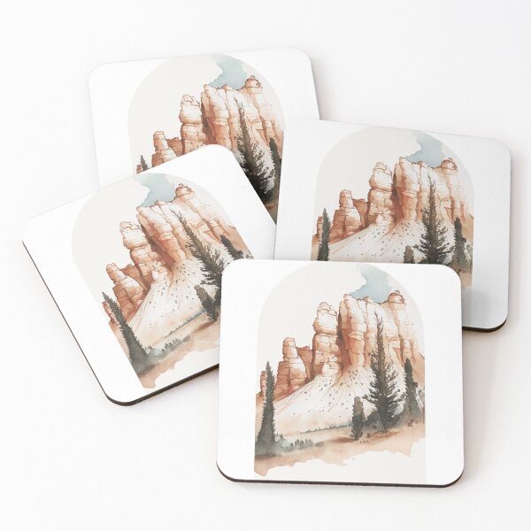 Item preview, Bryce Canyon National Park Boho Watercolor Arch designed and sold by PikoApparel.