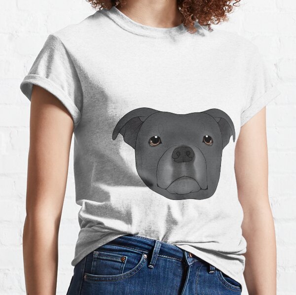 Item preview, Staffordshire Terrier - Blue designed and sold by Hallu-cinogen.