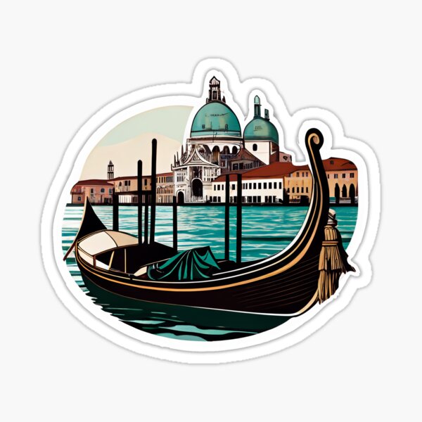 Item preview, Venice - Sticker Style designed and sold by b00a.