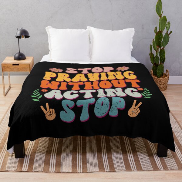 Item preview, Stop Praying Without Acting and Stop Acting without Praying Best Fith Motivational quotes about life and Success designed and sold by YAHIA-14.