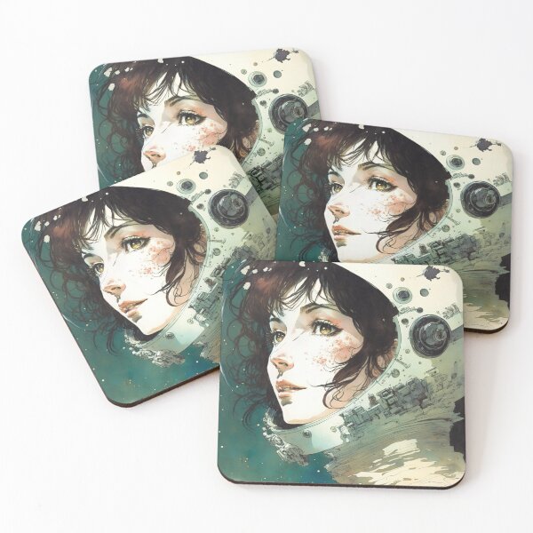 Item preview, Saturnian Eyes: Portrait of a Space Woman designed and sold by Venon28.