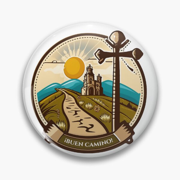 Item preview, El Camino de Santiago Pilgrim designed and sold by Kameeno.