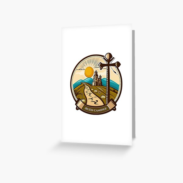 Item preview, El Camino de Santiago Pilgrim designed and sold by Kameeno.